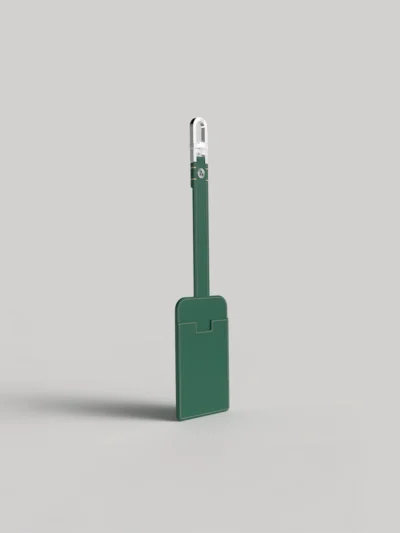 Meid GeoTravel Luggage Tag Emerald Green / Silver