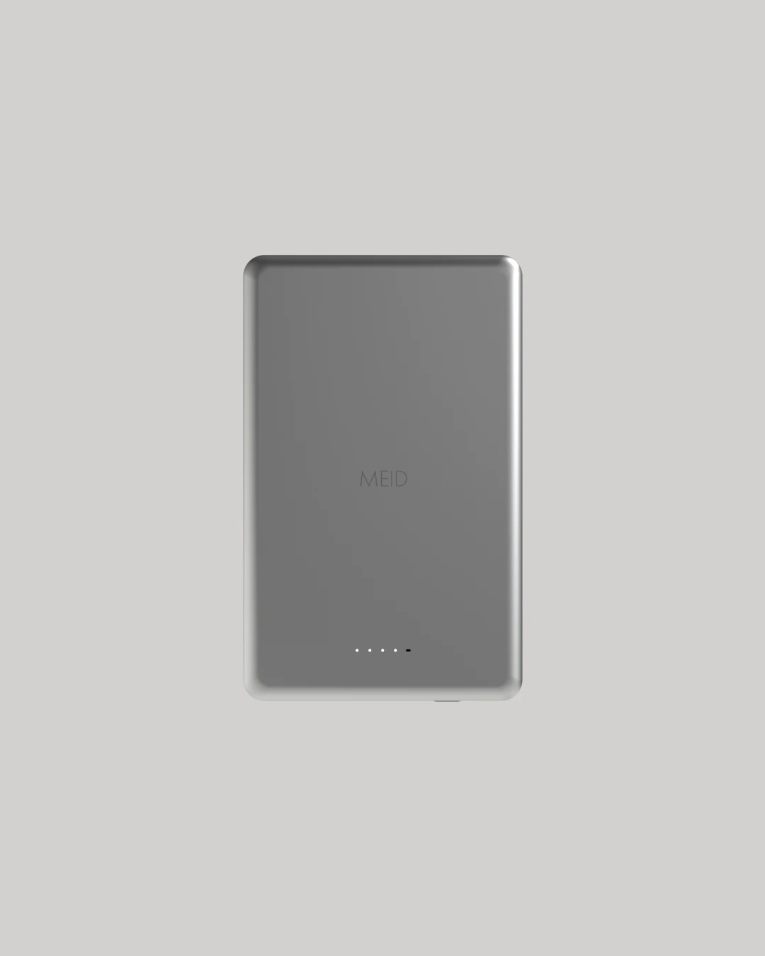 MEID043 - Meid Ultra Thin Powerbank MagSafe Grå Metallic 002