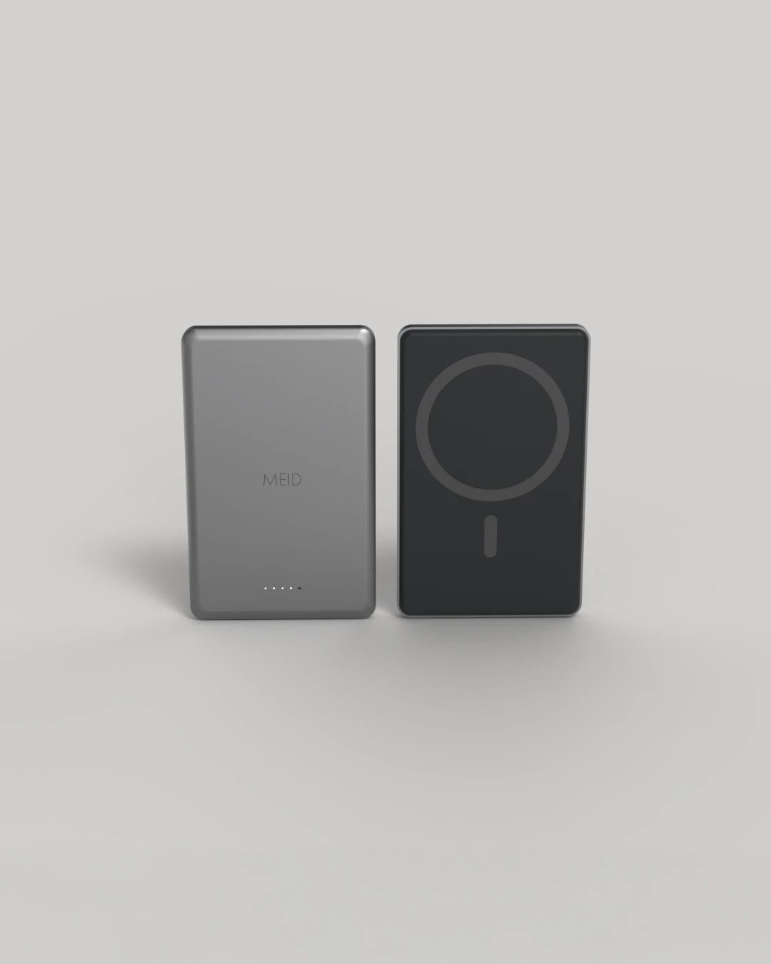 MEID043 - Meid Ultra Thin Powerbank MagSafe Grå Metallic 005