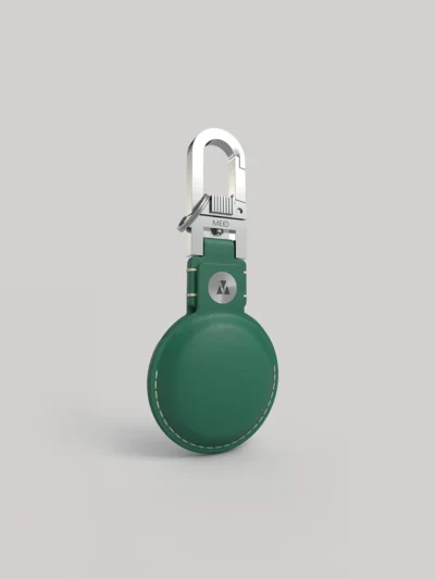 Meid GeoKey Keychain Emerald Green / Silver